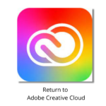 Return to Adobe Creative Cloud