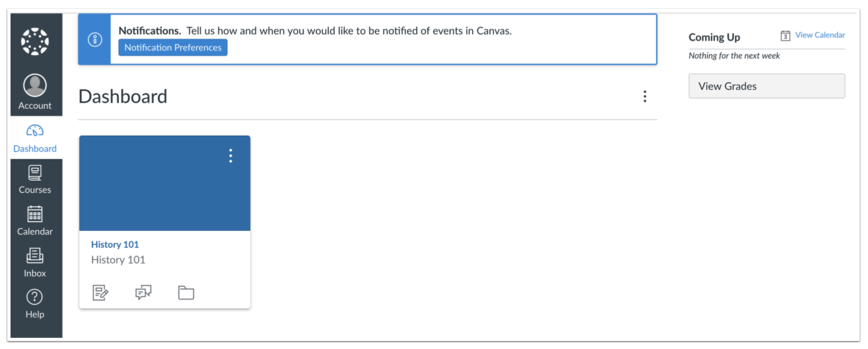 Canvas Dashboard