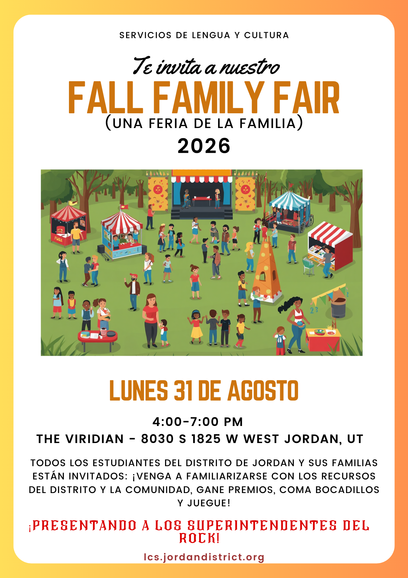 Fall Family Fair Spanish 2026