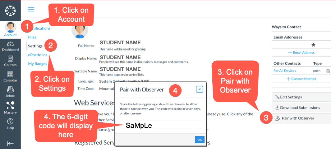 Student Steps to Create Observer Code
