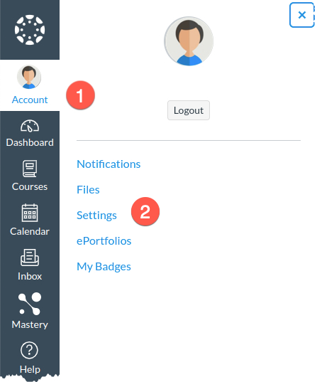 Student Account Settings